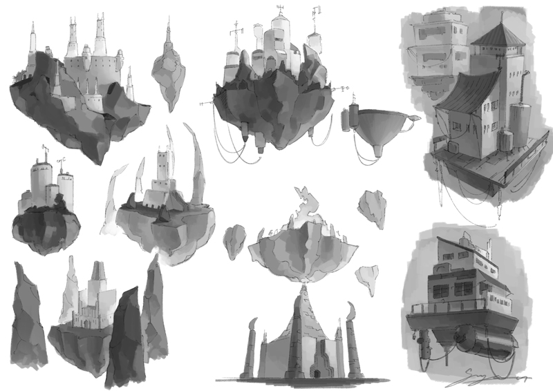 monochrome greyscale no humans scenery castle building cloud  illustration images