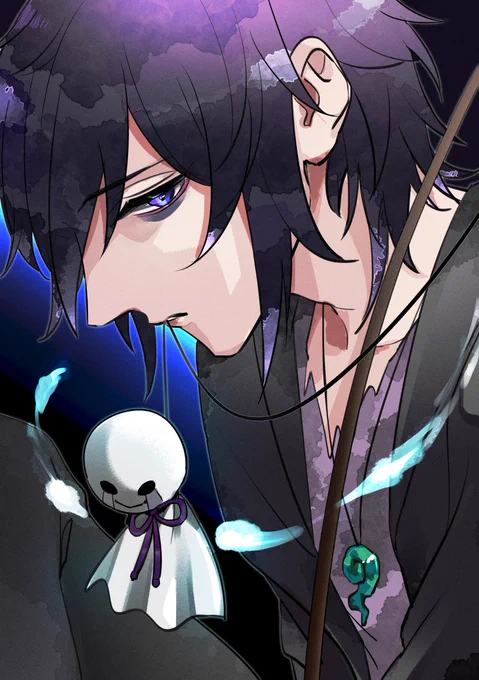自分の絵じゃないみたいな絵ができて自分でヘェ…ッ?てなった最近の絵たちThank you for the RequestI look forward to another opportunity again.#Skeb #Commission 