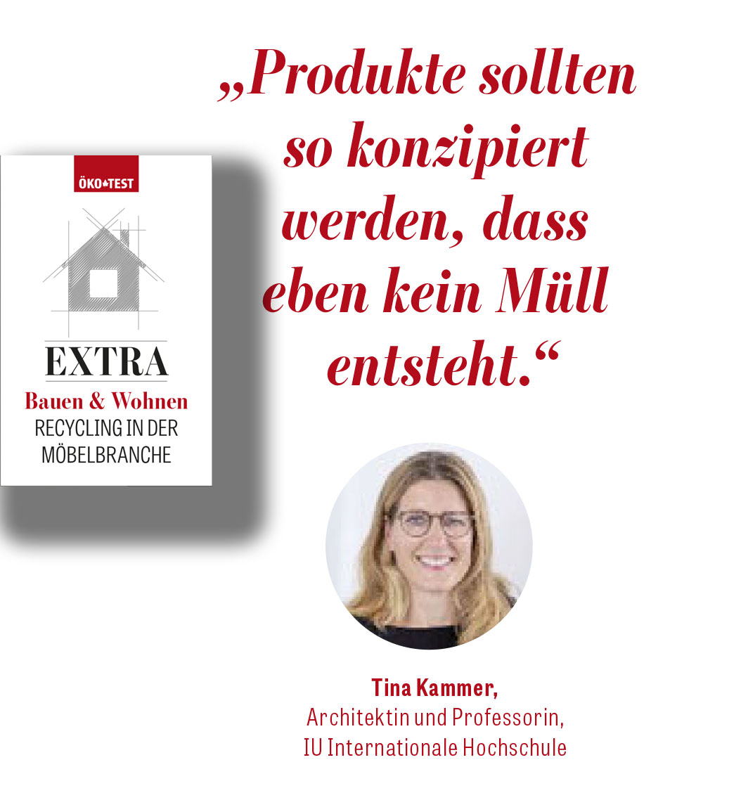 InteriorPark_EU's tweet photo. Für das aktuelle Heft @oekotest.de wurde Tina Kammer zu  Möbeln aus Sekundärrohstoffen befragt (ab Seite 113).  Ein wichtiges Thema bei der Transformation zur Circular Economy, aber das Recycling bzw. meistens Downcycling von "Abfall" kann nicht die Lösung sein. https://t.co/DrXqbyq4CO