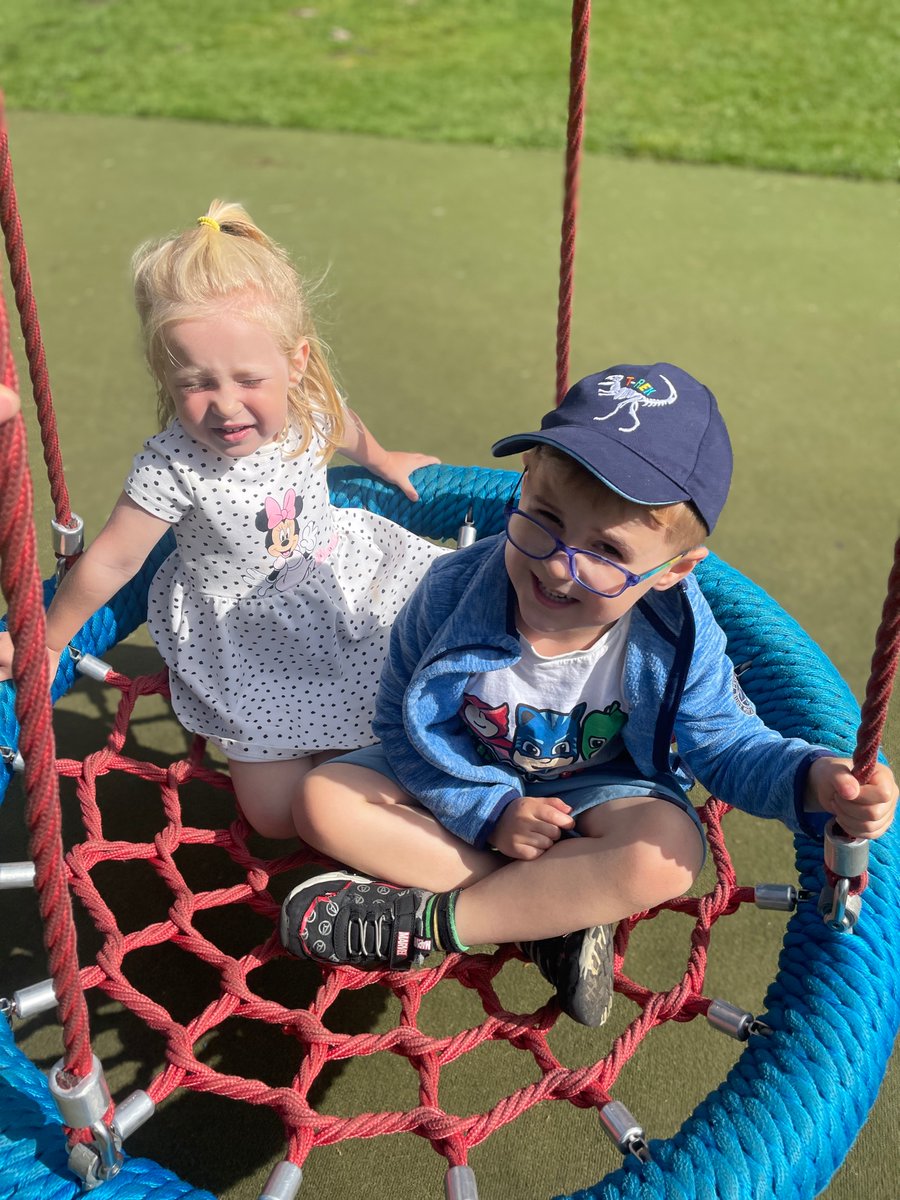 BrabynsPrep's tweet photo. Nursery Activity Camp have come to Brabyns Park to make stickmen! We couldn’t resist having a go on the swing as we walked past! #BPSActivityCamp #TheStickman https://t.co/mpe27iD60i