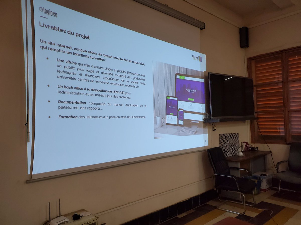 SackoMakhan's tweet photo. Le projet de développement du centre d'innovation de l'ENI-ABT prend forme !
Une version #Digital du centre est également prévue. Cela permettra, entre autres, de favoriser la diffusion des innovations issues de l'école d'ingénieurs.
@PNUDMALI, @UNDPAccLabs, @BambaIssaD https://t.co/nNvUJsv57V