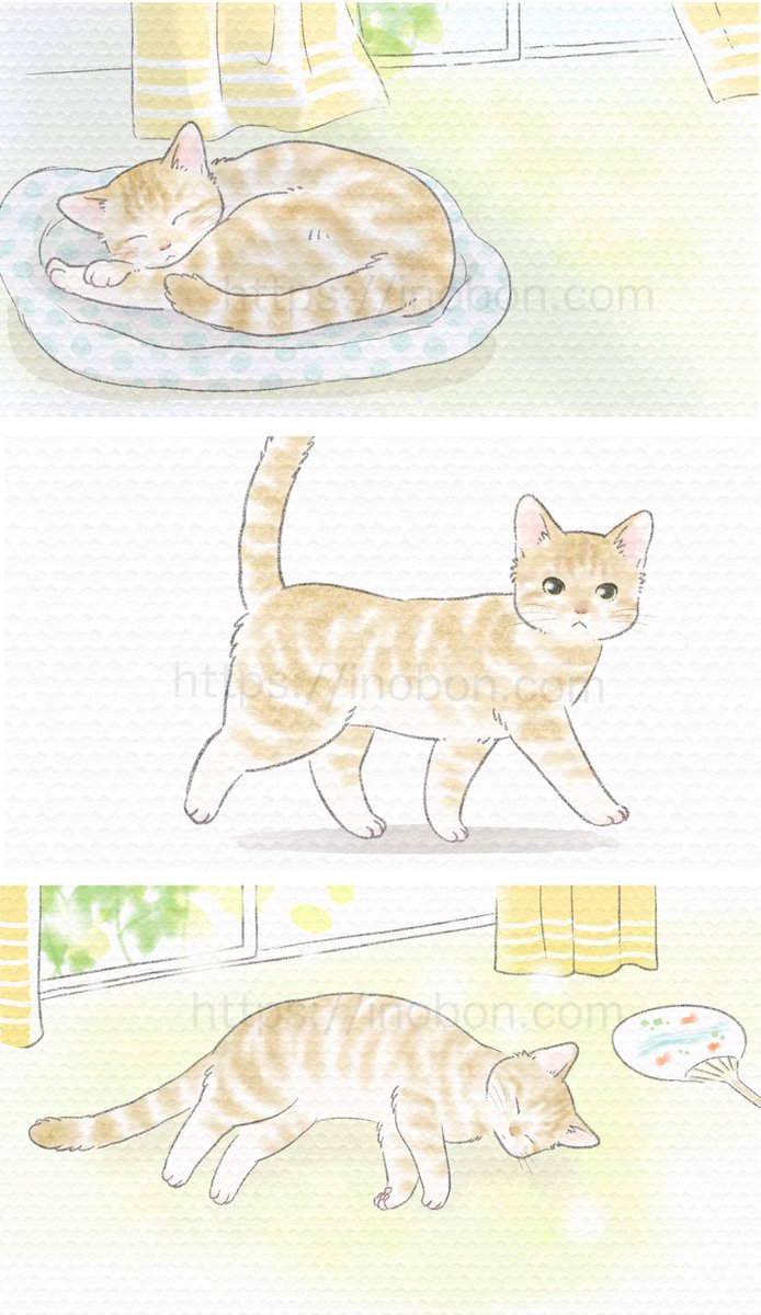 猫のキャラクターデザイン 販売グッズに印刷 猫イラストのご依頼 いのぼんイラスト制作所