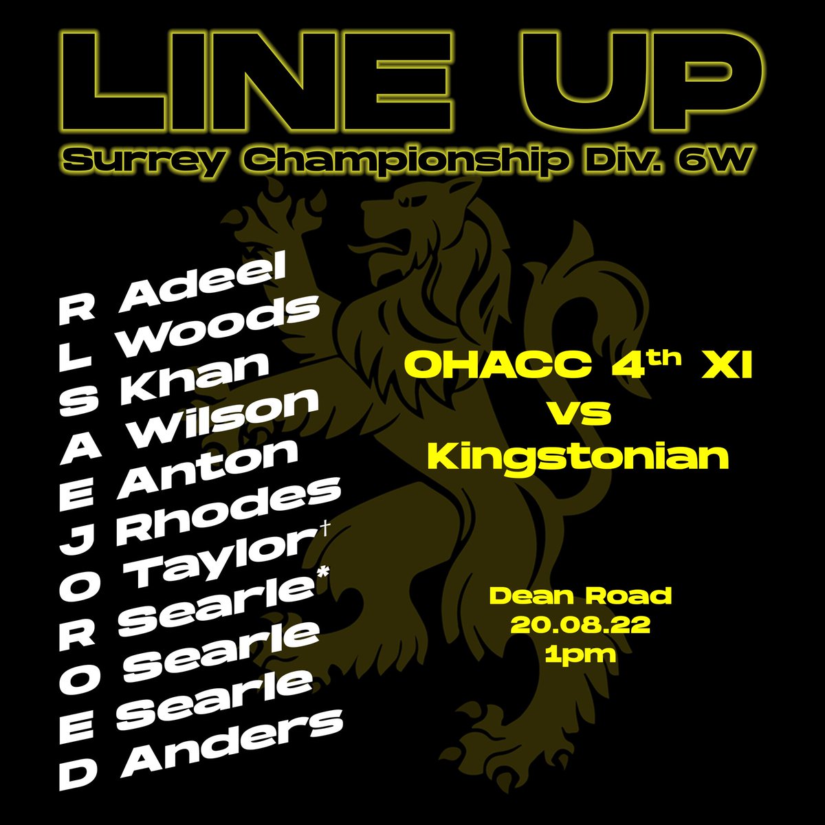 ohacricket's tweet photo. 🏏 @SurreyChamp GW16 Preview 🏏
1s @boecricketclub A
2s @SMCricketClub H
3s @EpsomCricket A
4s @KingstonianCC H
5s @WOTcricket A
It’s tight, tight at the top!
#Enjoy #Compete #TryToWin
🦁 🔥 https://t.co/RMnFgKXi0H