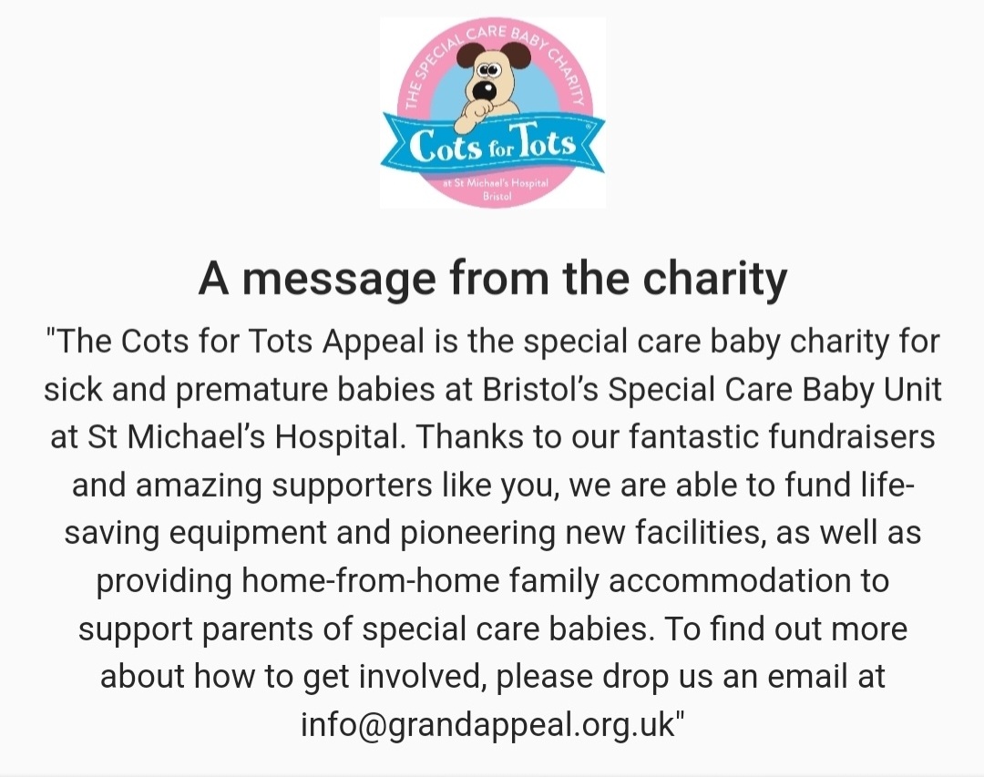 Claire Geraghty (@clairegeraghty7) on Twitter photo Posting on behalf of my daughter Charlotte 💕
She's been raising money for <a href="/CotsForTots/">Cots for Tots</a> for 11+ years now, since the age of 5!
Any help with Sponsorship, Support & Retweeting for this massive Challenge would be amazing and really help Charlotte get it out there & known!
Thankyou Posting on behalf of my daughter Charlotte 💕
She's been raising money for <a href="/CotsForTots/">Cots for Tots</a> for 11+ years now, since the age of 5!
Any help with Sponsorship, Support & Retweeting for this massive Challenge would be amazing and really help Charlotte get it out there & known!
Thankyou