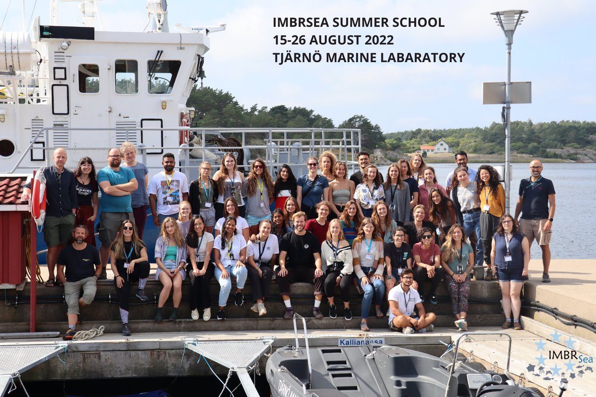 After 2 years we are finally back at wonderful @tjarnolabbet for the IMBRSea Summer School! This year we have 3 rounds, so we can ensure an excellent learning experience to our students Round 3 has just started: keep following us for the posts of our students at work!