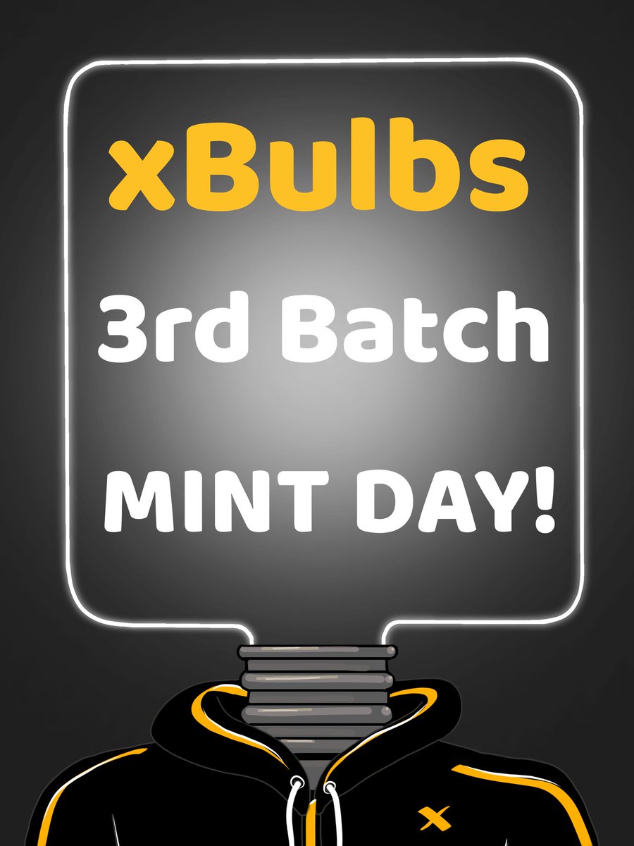 x_Bulbs's tweet photo. 👀 Hold atleast 1 xBulb to get a spot in the private sale 💯🔥
💡Drop will start Tomorrow 💡 https://t.co/kDPgeeWIDK
