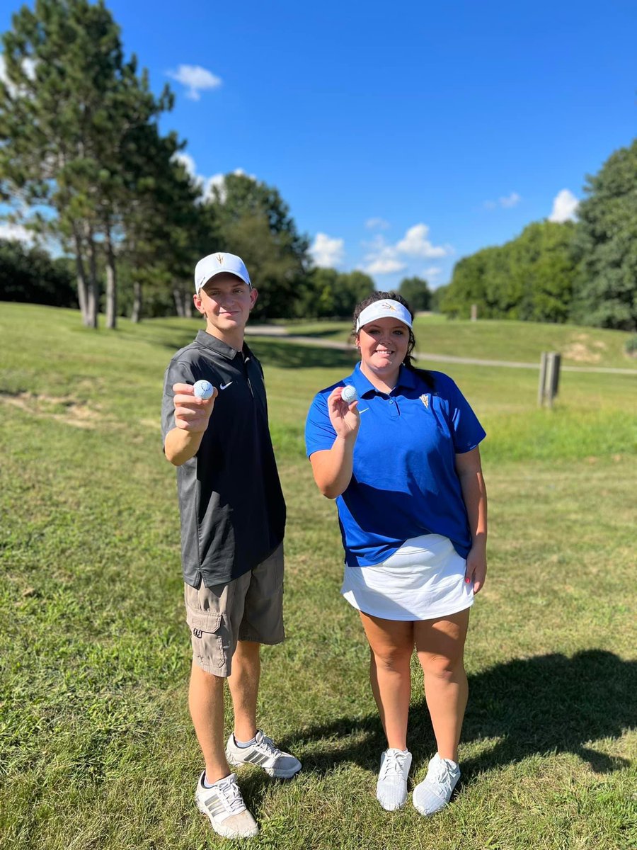 GolfVghs's tweet photo. Congrats to Jessie Bessent &amp; Addie Wilson for being named 2022 Golf Captains by their teammates. These two are leaders on and off the course! 💙💛 @VGBlueDevils https://t.co/zK1Hthjjj9