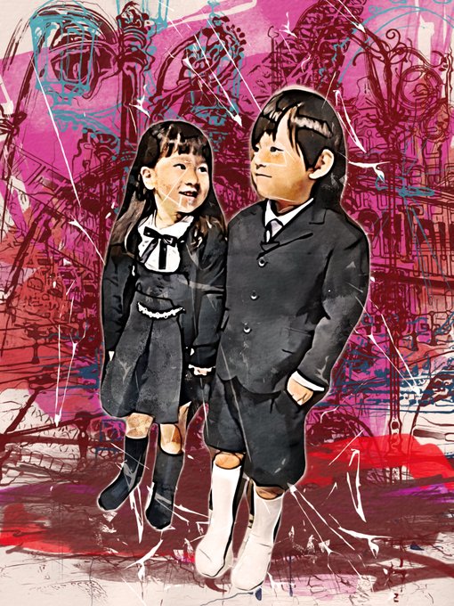 ファッションスケッチのtwitterイラスト検索結果