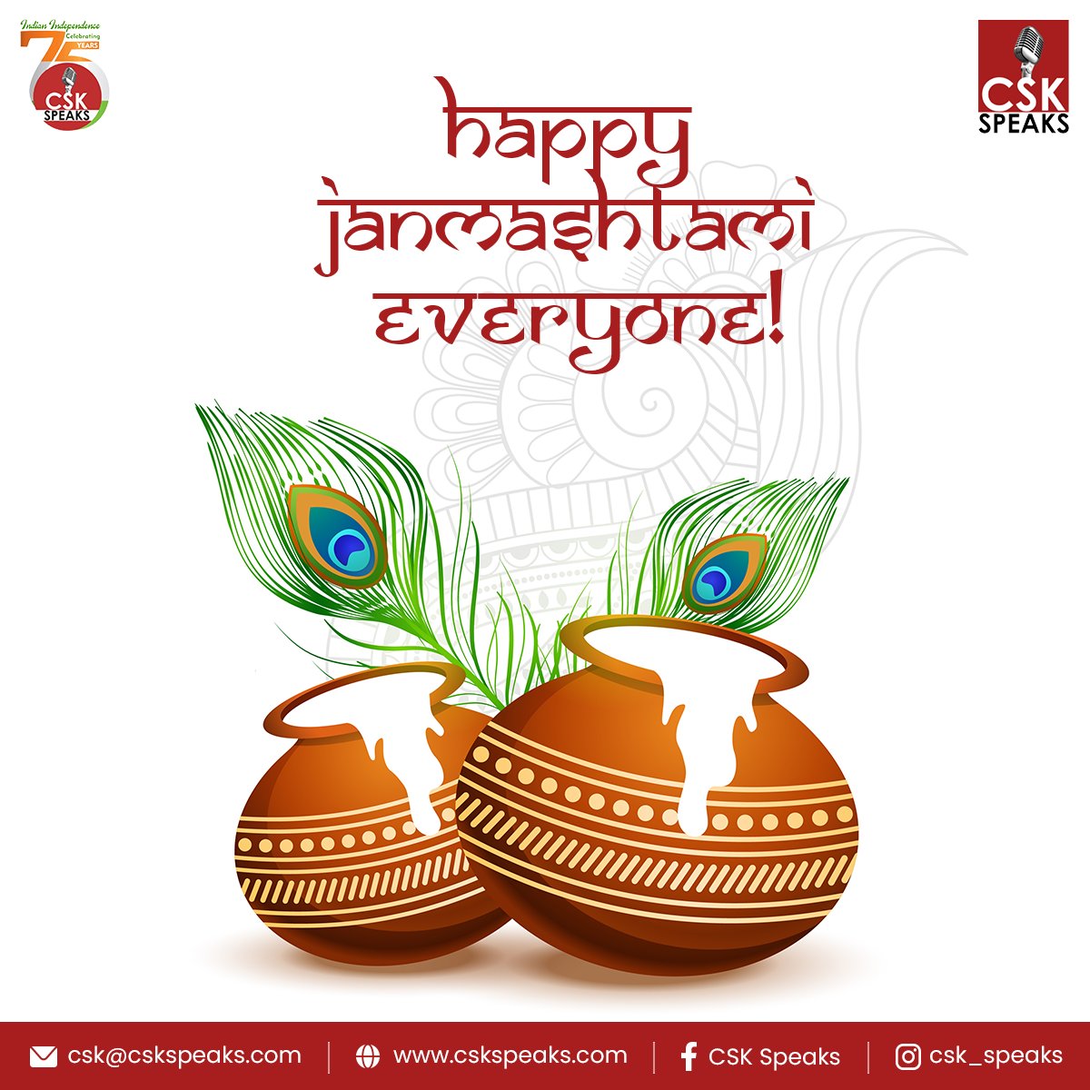 csk_speaks's tweet photo. Happy Janmashtami everyone.
#janmashtami #krishna #lordkrishna #krishnajanmashtami #janmashtami2022 #CSKSpeaks #educator https://t.co/E7ojzTt1DZ