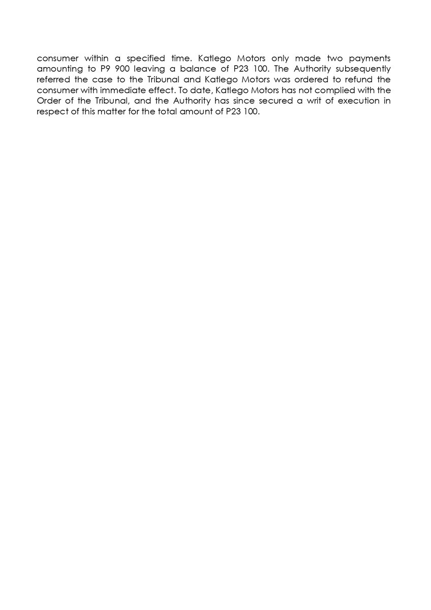 Competition & Consumer Authority Botswana (@ccabotswana) on Twitter photo The <a href="/CCABotswana/">Competition & Consumer Authority Botswana</a> cautions the general public against Katlego Motors which is in the business of selling imported second hand vehicles.
#CCApublicnotice #CCAConsumerAlert #consumeralert The <a href="/CCABotswana/">Competition & Consumer Authority Botswana</a> cautions the general public against Katlego Motors which is in the business of selling imported second hand vehicles.
#CCApublicnotice #CCAConsumerAlert #consumeralert