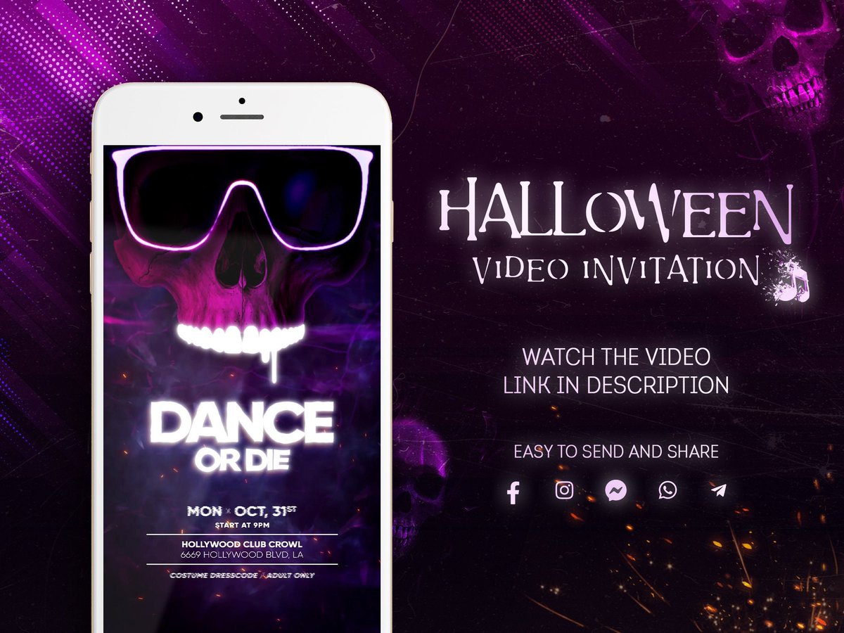 Mantixorra_DG's tweet photo. Are you already preparing for a Halloween party? Then you definitely need to order this amazing animated flyer. Beware, scary sound effects are included! https://t.co/sLMgZi1d3N
#halloweeninvitation #videoinvitation #animatedflyer #scaryparty https://t.co/pUUR10L7ih