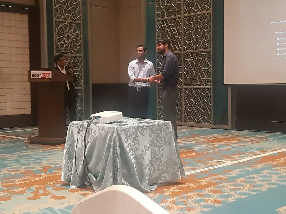 OrnateSolar's tweet photo. Successfully completed technical meet of SolarEdge (@SolarEdgePV)Inverters in Jaipur and Chandigarh this week!
Stay tuned for upcoming workshops!
.
.
.
#technicalmeet #workshop #solaredge #solar #solarpanels #solarpower #solarpv #solarindustry #solarinstallation https://t.co/dUzTeC2Odr
