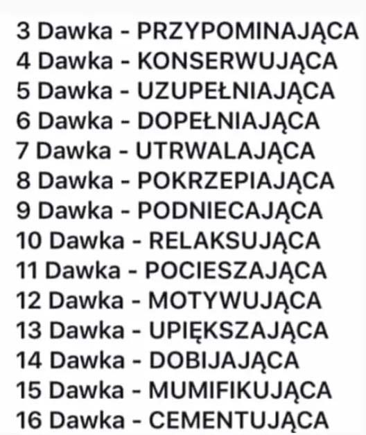 jkowalski777's tweet photo. @maciejbanach Dopiero 4 dawka? Na razie tylko się konserwujesz. Zobacz ile co najmniej jeszcze przed tobą! A dodaj do tego także wszystkie jakie miałyby być przydzielone mnie - wszystkie na mnie przypadające życzliwie i z radością tobie odstępuję - tylko spiesz się, żebyś zdążył je przyjąć! https://t.co/Gd7sXSomJY