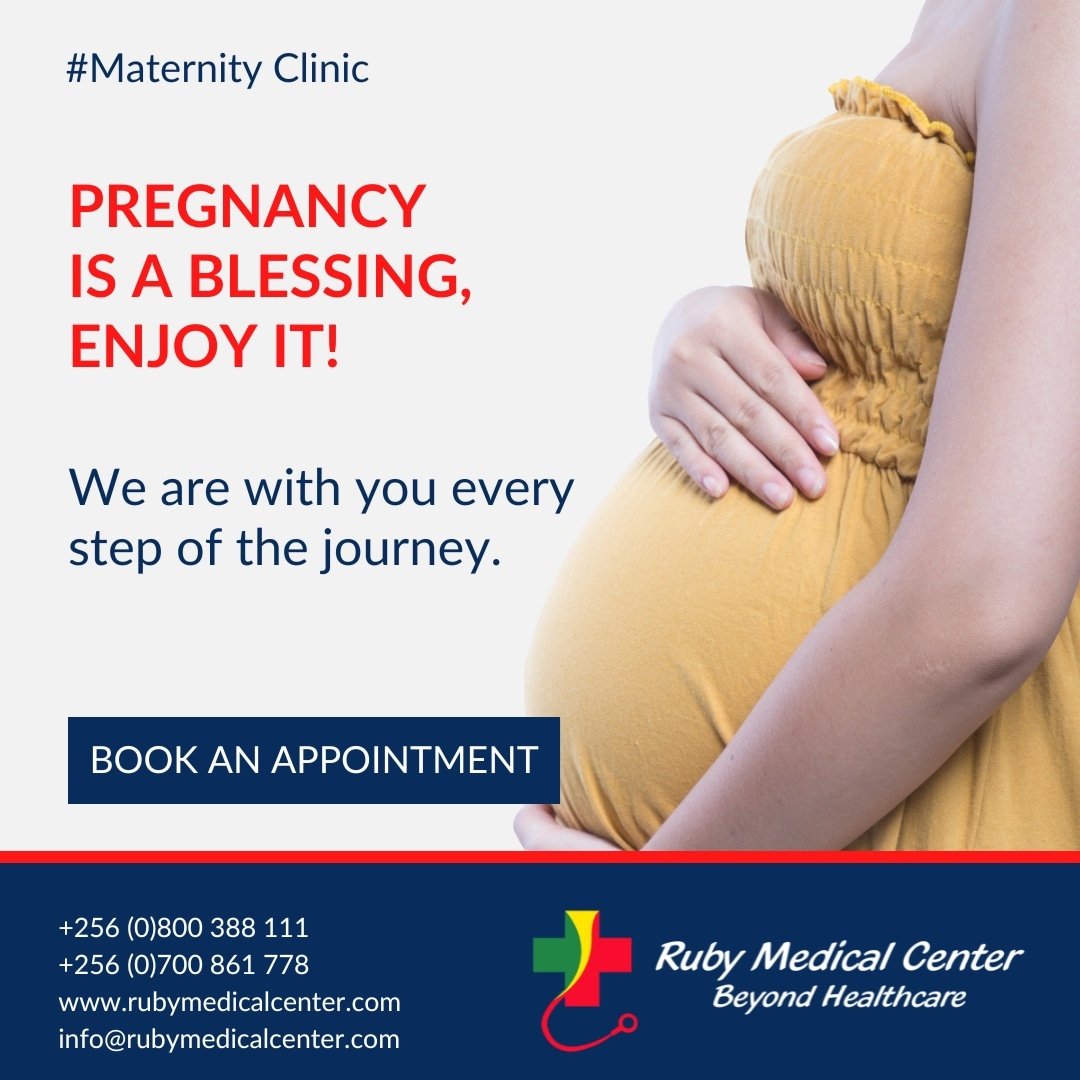 RubyhospitalUg's tweet image. Pregnancy is a blessing, embrace it! Ruby will be will you every step of the way. Book an appointment!

#RubyMedicalCenter
#BeyondHealthcare
#Maternity
#Pregnancy