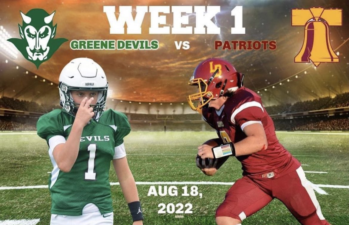 LBMS scores BIG WINS against Greeneville in our first game of the season! Varsity won 38-18 and JV won 6-0! Go Patriots! <a href="/jcityTNschools/">JohnsonCitySchools</a>
