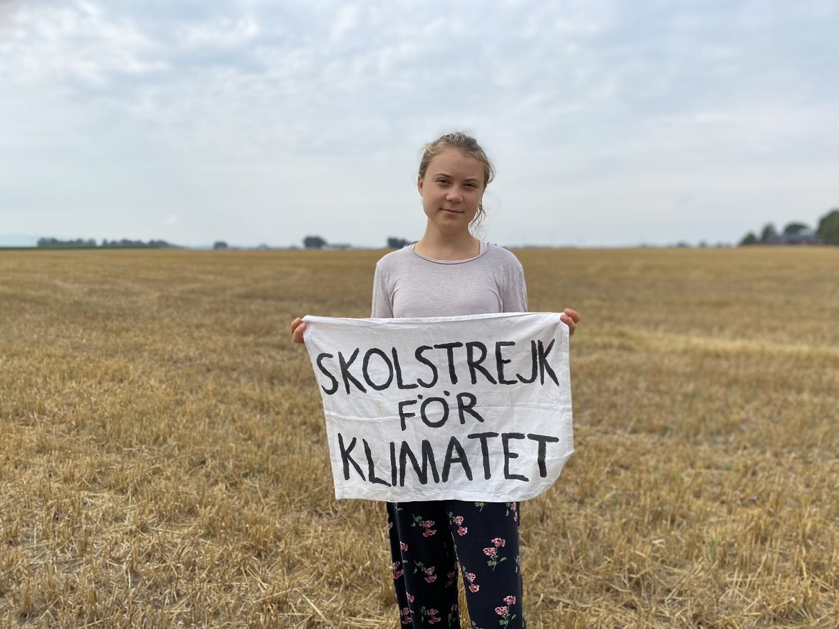 RT @GretaThunberg: School strike week 209. #FridaysForFuture #ClimateStrike #SchoolStrike4Climate https://t.co/nbyhZlhh17