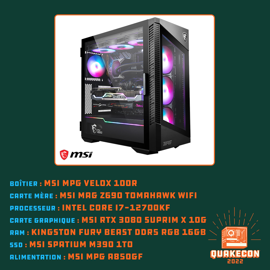 [CONCOURS]
⚠️Changement des conditions de participation
Tentez de gagner ce PC monté par <a href="/yereckt/">Yereckt AKA La Légende</a> avec des pièces <a href="/msifrance/">MSI France</a>
Pour participer RT+Follow
<a href="/msifrance/">MSI France</a>
<a href="/yereckt/">Yereckt AKA La Légende</a>
Et les autres comptes de Yereckt
instagram.com/yereckt76/?hl=…
youtube.com/channel/UCKU75…
twitch.tv/yereckt76