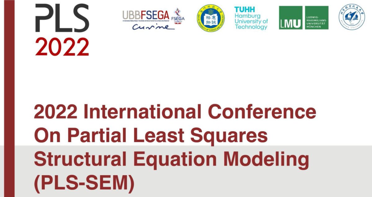 SmartPLS's tweet photo. Just released - PLS2022 conference program update: https://t.co/IPQycAVnhM
Take a look and find out more about the great sessions and PLS-SEM presentation!
#pls2022 #plssem #pls_sem #pls #conference #research #methods #hybrid https://t.co/OYw1UknrXq