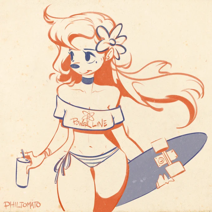 Some Roxanne art to bless your feed. 
