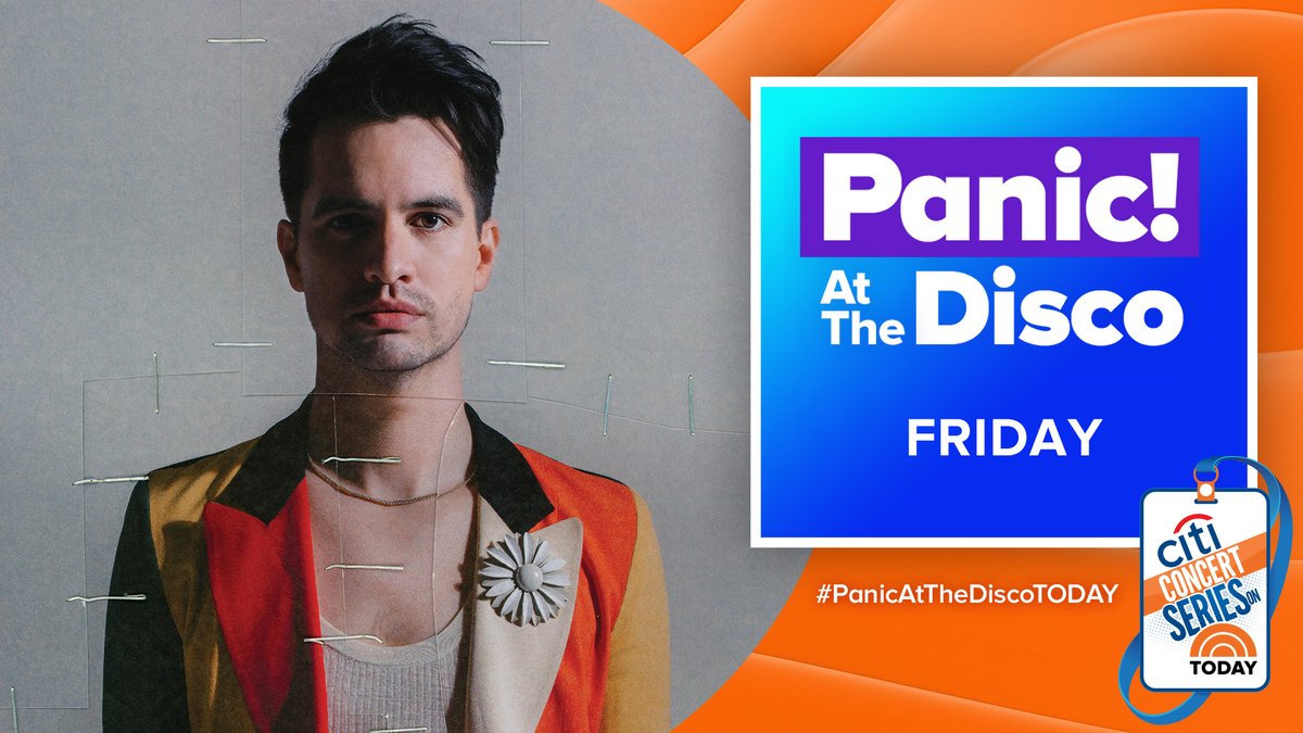 TODAYshow's tweet photo. It's Panic! At The (Plaza) with @PanicAtTheDisco, celebrating Viva Las Vengeance, out now ☀️👁️🌙 

#PanicAtTheDiscoTODAY #citiconcertseries @citibank https://t.co/C2z8FByrFk