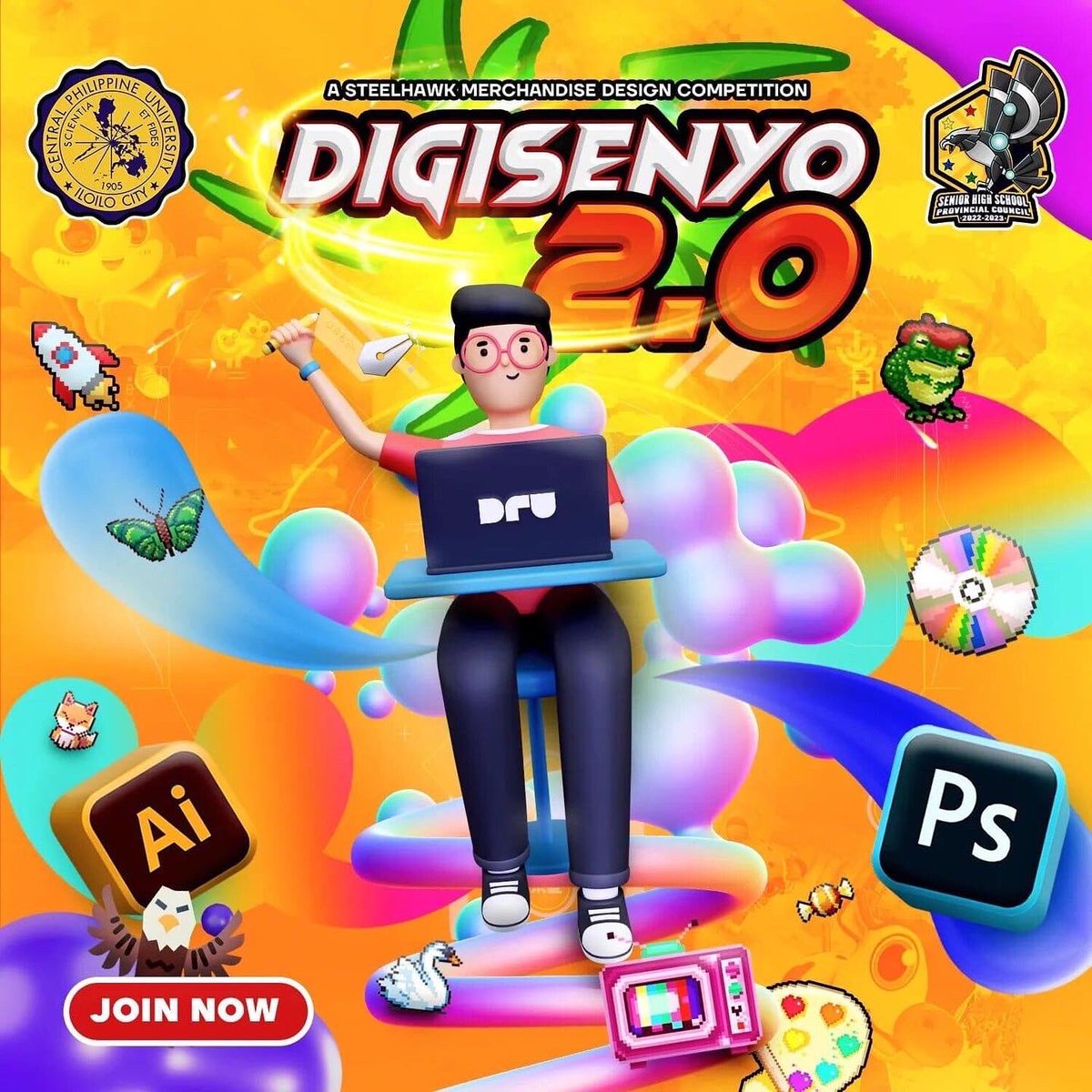 cpushs_sc's tweet photo. DIGISENYO 2.0 - A SteelHawk Merchandise Design Competition 🦅💙💛

Get the chance to be our designer and win prizes! Visit our facebook page for more details! 🤩

#7ustrousSTLHWKS
#Liwanag7awin https://t.co/9m0vaykTCn