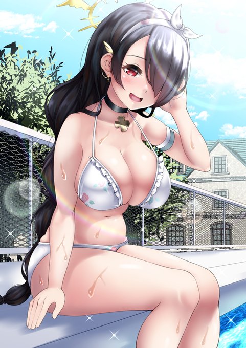 水着のヒナタちゃん 