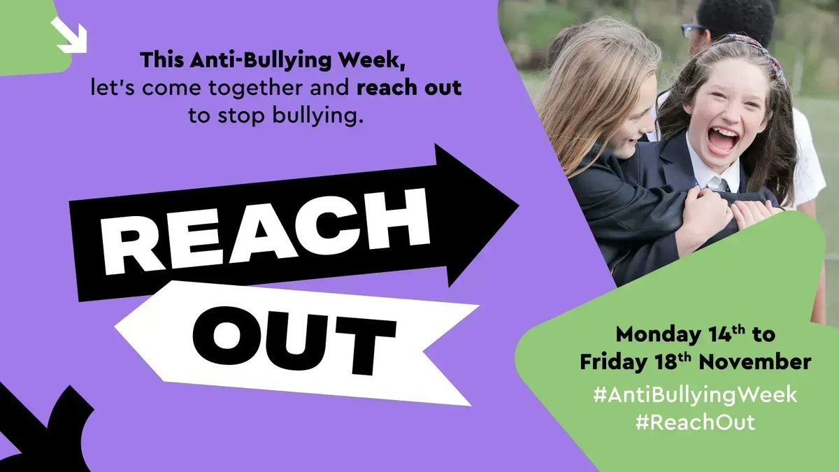Join us for #AntiBullyingWeek and #OddSocksDay from 14th-18th November 2022🧦 Bullying affects millions of young lives. But it doesn’t have to be this way. If we challenge it, we can change it. And it starts with you #ReachOut 🖐️ Get involved now🌐: bit.ly/abw2022
