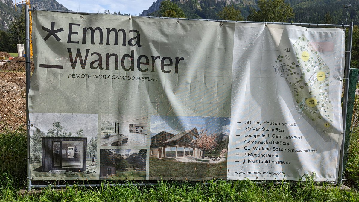 SebastianAlmer's tweet photo. Demnächst macht inmitten einer der schönsten Regionen Österreichs ein CoWorking Campus auf. Ich find's mega 💛💛💛
@AndreasJaritz
#Hieflau #Xeis #Workation
@3_Worte
Nächste Gründergarage mal off-site? https://t.co/WF71Jxcfmb