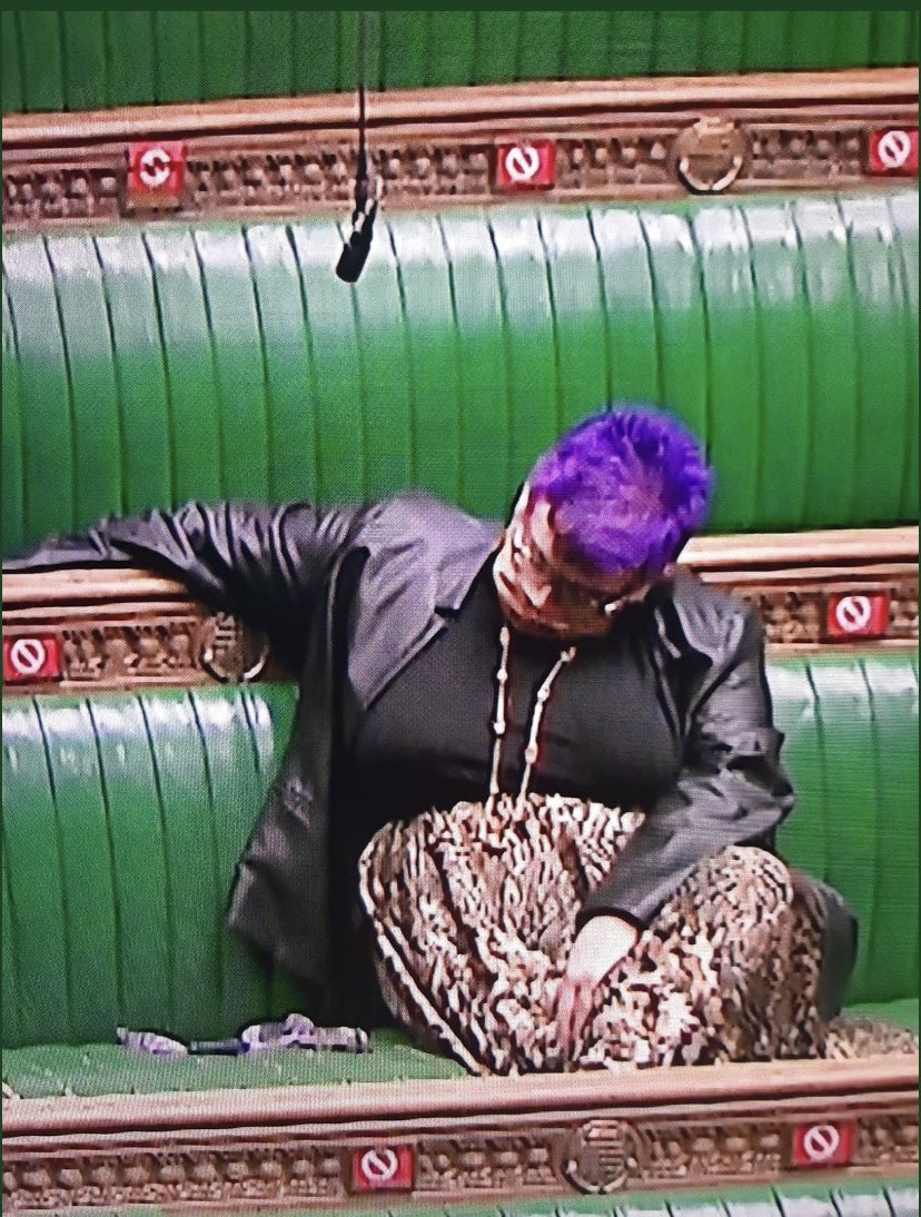 Nacho60363774's tweet photo. Imagine voting this in too represent you in parliament !!! Gets paid £82k + expenses and falls asleep at work anywhere else she’d be sacked on the spot !!😂😂😂@UKLabour https://t.co/pgpbrahftj