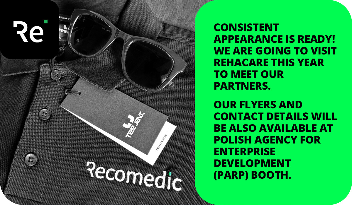 If you want to meet us at #Rehacare in Düsseldorf, just let us know! 
#fair #messe #dresscode #rehabilitation #reha #recomedic