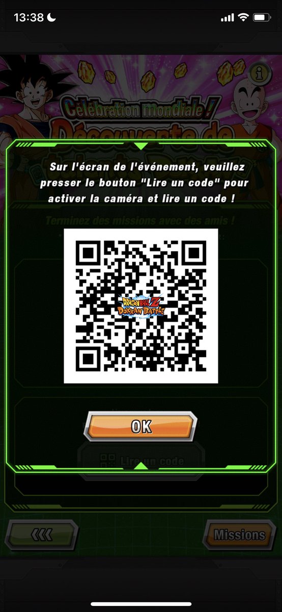 Sanosake_gaming's tweet photo. Vous démarrez #dbz #dokkan ?
Scannez ce code pour gagner des Ds et m’en faire gagner aussi ;) !

@Labandeapixel @dokkan_global https://t.co/Vx80gtO0Qk