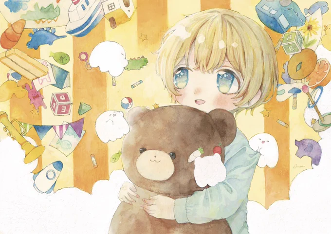 アナログ画材で可愛い世界観の絵を描くのが好きです全反応巡回します #夏の創作クラスタフォロー祭り #夏休みはフォロワーさんが増える #絵描きさんと繫がりたい 