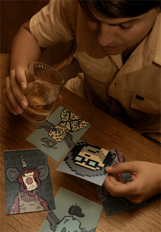 <a href="/punk6529/">6529</a> Is that you trying to pick up some <a href="/RASC_WTF/">Rotten Anti Social Club / RASC 🟧👀</a> while drinkin ??