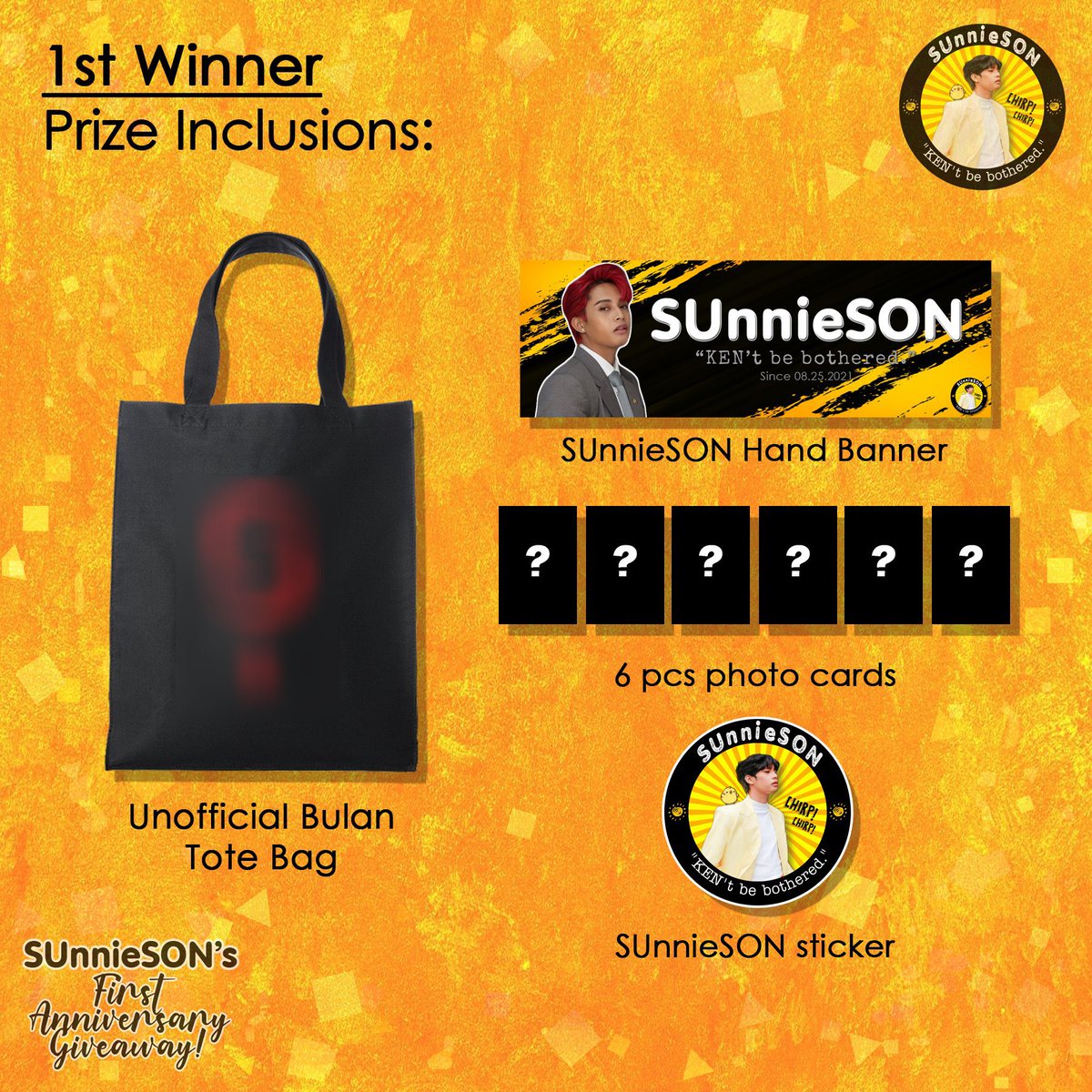 SUnnieSON_'s tweet photo. WYAT, SUnnieSON members?? 

Our first anniversary is getting near! Our admins want to express their gratitude to all of you for staying with us by having a giveaway to our 5 lucky winners. 

Stay tuned for the mechanics. 😊

#1YearWithSUnnieSON https://t.co/8PBkikSDdb