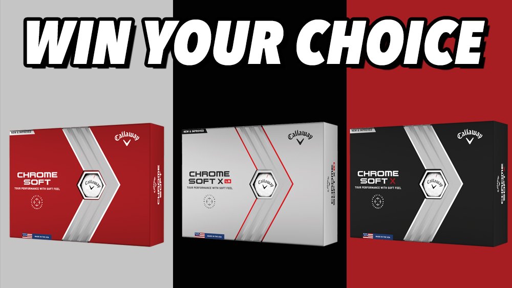 THPGolf's tweet image. 🔥NEW CONTEST🔥
Win your choice of @CallawayGolf Chrome Soft golf balls.

☑️ Follow @THPGolf @CallawayGolf 
☑️ RT this Tweet
☑️ Reply with with ball you want to play!