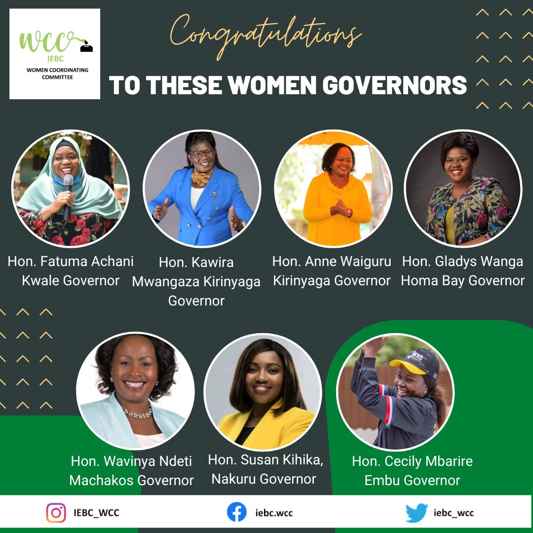 Years of female empowerment have led us to witness this great moment in the history of Kenya. Cheers to these great women who have shown us that it is possible for women to lead🥳#Elections2022 #ElectionsKE #KenyaDecides2022 #IEBCWCC2022 #IEBC #GE2022 #TusibleedNdioWalead