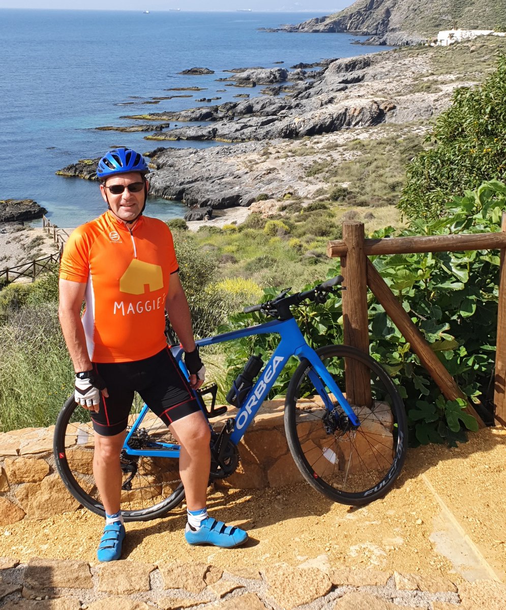 It's that time of the week again for our #fridayfundraiser 

This week it is our Surrey Cyclist Brian Smith, who has already raised an unbelievable £1020 for Maggie's! 

We can't wait to show our thanks in person at the event and wish him the best of luck in his training.