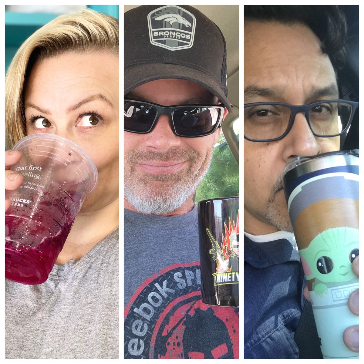 Red5Network's tweet photo. Happy Friday everyone! We made it. Say hello to our little friends over at @d_soncasie @red5_gaming @ScarifPodcast 

Make Up, gaming and hot takes. A prefect #Red5Family combo. #WeAreRed5 https://t.co/cBzoBqBcfj