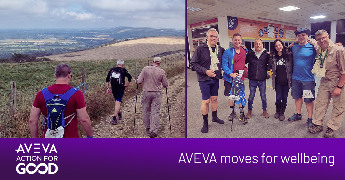AVEVAGroup's tweet photo. For our latest AVEVA #ActionforGood wellbeing challenge, we managed to rake in over 1 million active minutes and over 194 million steps! Find out how in the latest blog by our Global Diversity, Inclusion and Wellbeing Manager, Alicia McCollam: https://t.co/wfc0vVv29T #charity https://t.co/coPr0LN6Wg