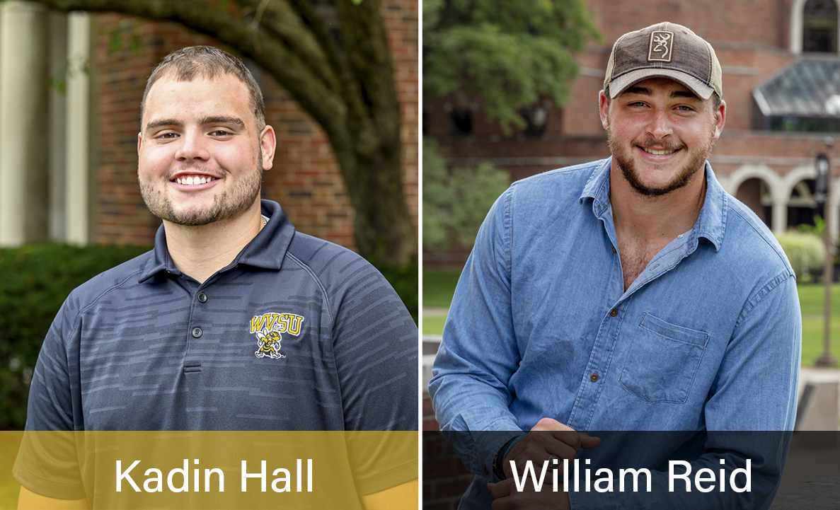 WVStateU's tweet photo. Two West Virginia State University students β Kadin Hall and William Reid β have been selected as United States Department of Agriculture 1890 National Scholars.
β‘οΈ https://t.co/JRzXrNi9vs https://t.co/IFKQcIoUbM