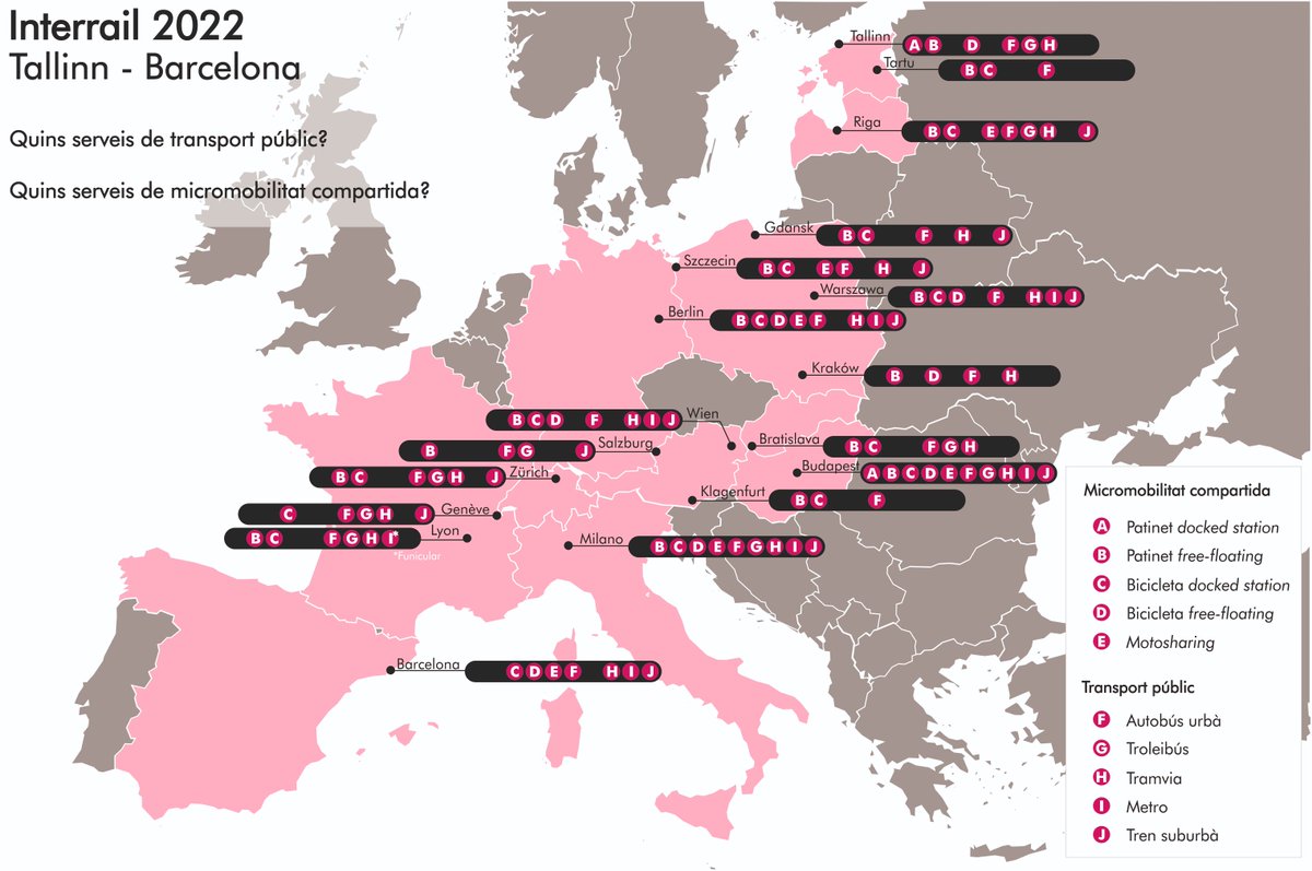 BachXavi's tweet photo. Perquè les ciutats europees son tant diverses en serveis de #TransporPúblic?
Factors històrics? Tecnològics? Culturals? Grandària de la ciutat?
I perquè no s’estan implantant els mateixos serveis de #MicromobilitatCompartida a arreu?
En fi, #Europa és #diversa i #complexa! https://t.co/n7Ls5FipRQ