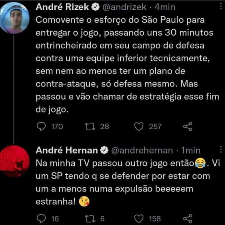 somosaopaulinos's tweet photo. 🤷‍♂️🤷‍♂️ https://t.co/26KQo89oXY