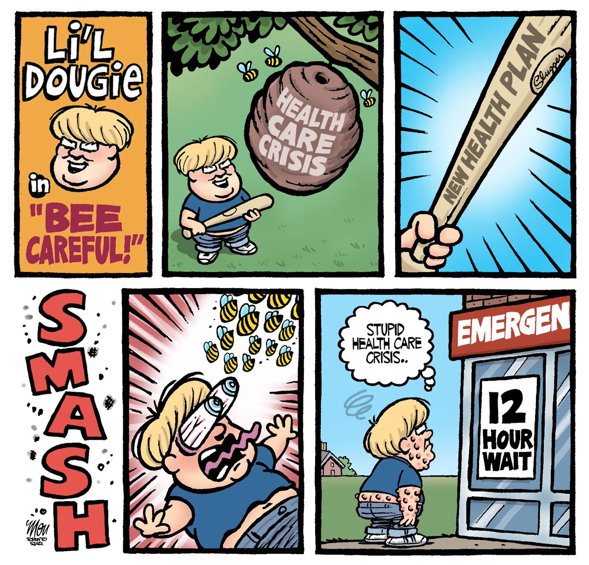 TheoMoudakis's tweet photo. Please enjoy my #HealthCareCrisis cartoon in today's @TorontoStar #onpoli https://t.co/TEca8OHhRc