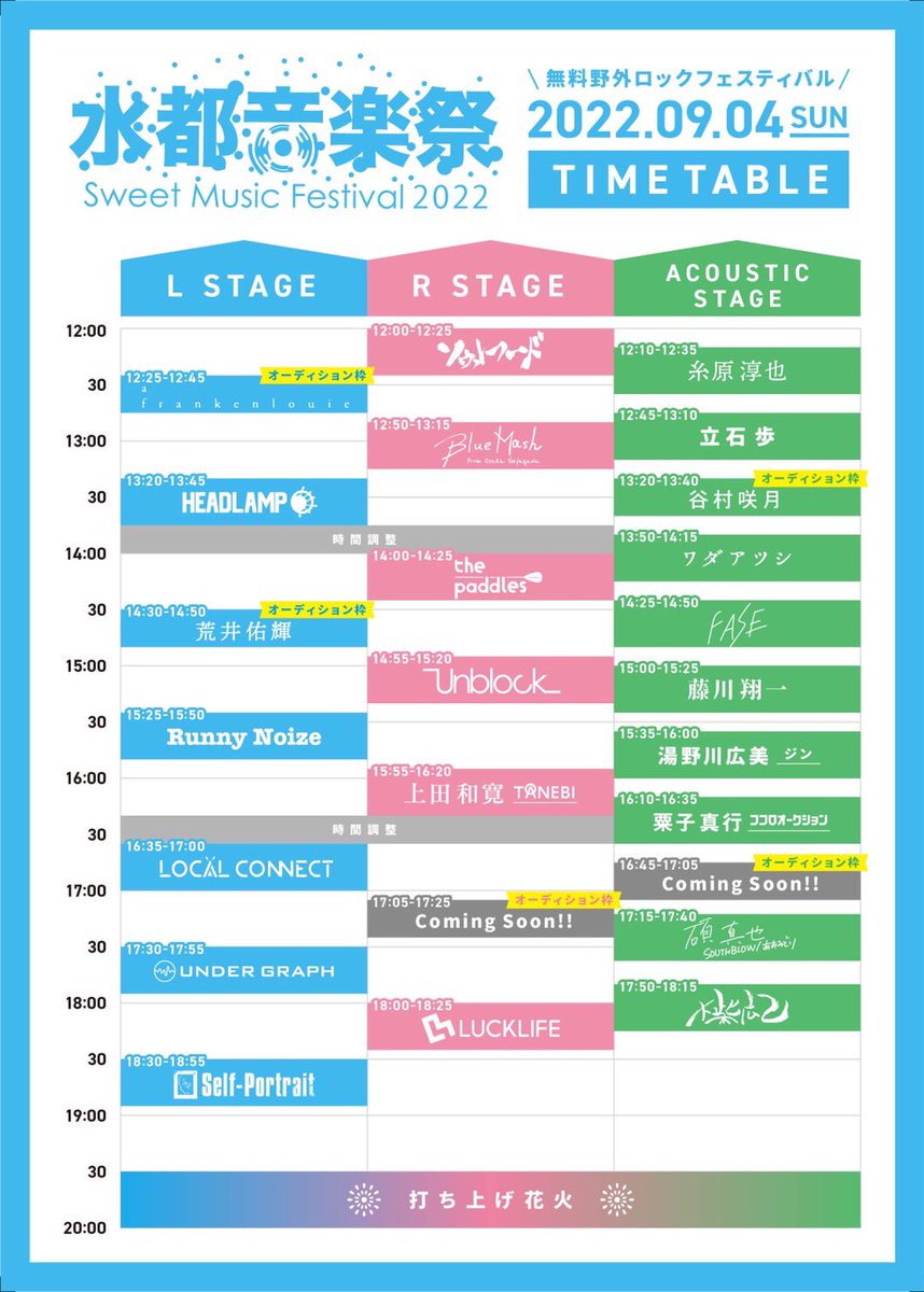 水都くらわんか花火大会22の開催日や観覧場所 音楽祭 屋台 キッチンカー 駐車場情報など わくわく情報 Com