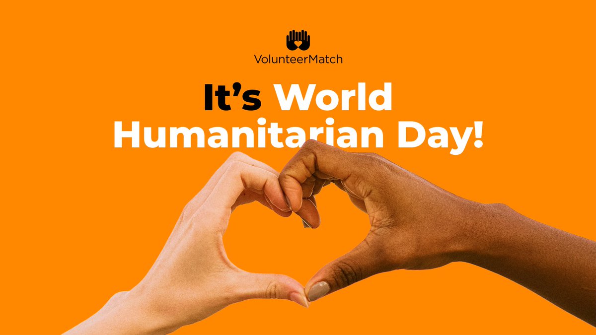 #WorldHumanitarianDay is a global celebration of people helping people; we are all about connecting people to people through #volunteeropportunities. Find a connection by creating a #volunteer or #nonprofit profile at hubs.li/Q01hFPSt0.
