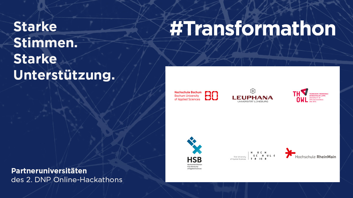 Deutscher Nachhaltigkeitspreis (@_dnp_) on Twitter photo Dieses Jahr freuen wir uns über die Unterstützung der #Transformathon Partneruniversitäten: <a href="/HochschuleBO/">Hochschule Bochum</a>, <a href="/leuphana/">Leuphana</a>, <a href="/THochschuleOWL/">Technische Hochschule OWL</a>, @HSBremen, <a href="/HochschuleTrier/">Hochschule Trier</a> & <a href="/RheinMain_HS/">Hochschule RheinMain</a>.
Du möchtest deine Ideen beisteuern? Jetzt registrieren ➡️ ow.ly/baLg50KmKHT
<a href="/ImpactHubRuhr/">Impact Hub Ruhr</a> Dieses Jahr freuen wir uns über die Unterstützung der #Transformathon Partneruniversitäten: <a href="/HochschuleBO/">Hochschule Bochum</a>, <a href="/leuphana/">Leuphana</a>, <a href="/THochschuleOWL/">Technische Hochschule OWL</a>, @HSBremen, <a href="/HochschuleTrier/">Hochschule Trier</a> & <a href="/RheinMain_HS/">Hochschule RheinMain</a>.
Du möchtest deine Ideen beisteuern? Jetzt registrieren ➡️ ow.ly/baLg50KmKHT
<a href="/ImpactHubRuhr/">Impact Hub Ruhr</a>