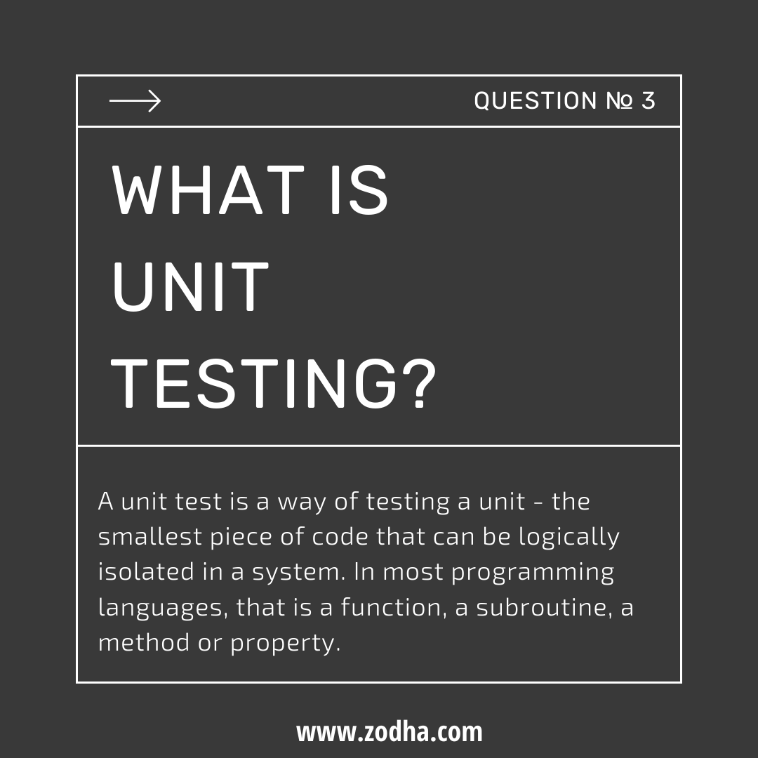 zodhasolutions's tweet photo. This testing methodology is done during the development process by the software developers and sometimes QA staff.

#programming #testingmemes #Testing #GrayBoxTesting #QAAutomation https://t.co/Mcx1LkBnsT