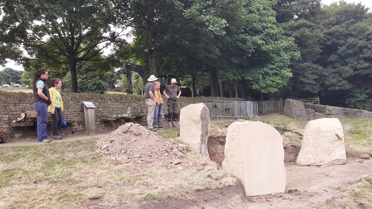 Three large stones have been put into place near Shibden this week ready for the carving of an Anne Lister monument by the Women's International Stone Alliance. Pop along to see them at work over the coming weeks or try your hand at carving this weekend!