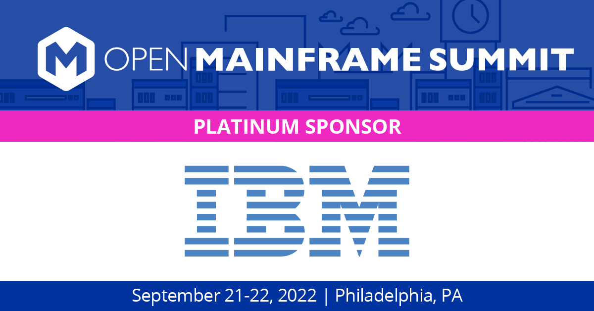 OpenMFProject's tweet image. Thank you @IBM for being a Platinum Sponsor of the #OpenMainframeSummit! Check out their sessions about #AI, #Ambitus, #Linux Distributions WG, #Zebra, #Zowe &amp;amp; more! hubs.la/Q01jp-6Q0 @pleia2 @NadaSantiago7 @JoeWinchester @likepunk @jabostian @OpenMFProject #OpenMainframe