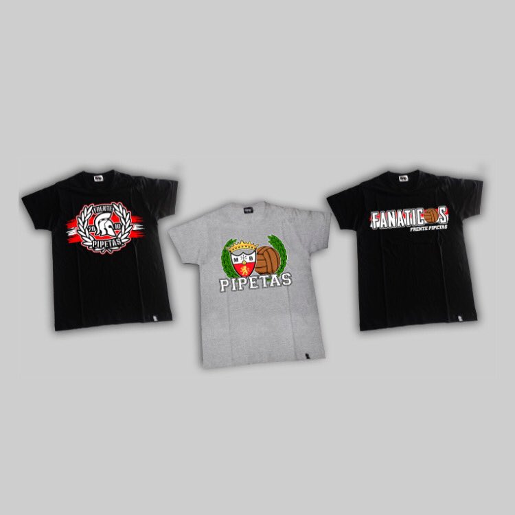 Sacamos a la venta estos tres modelos de camisetas a 15€. Colabora con tu grada. Pedidos por MD